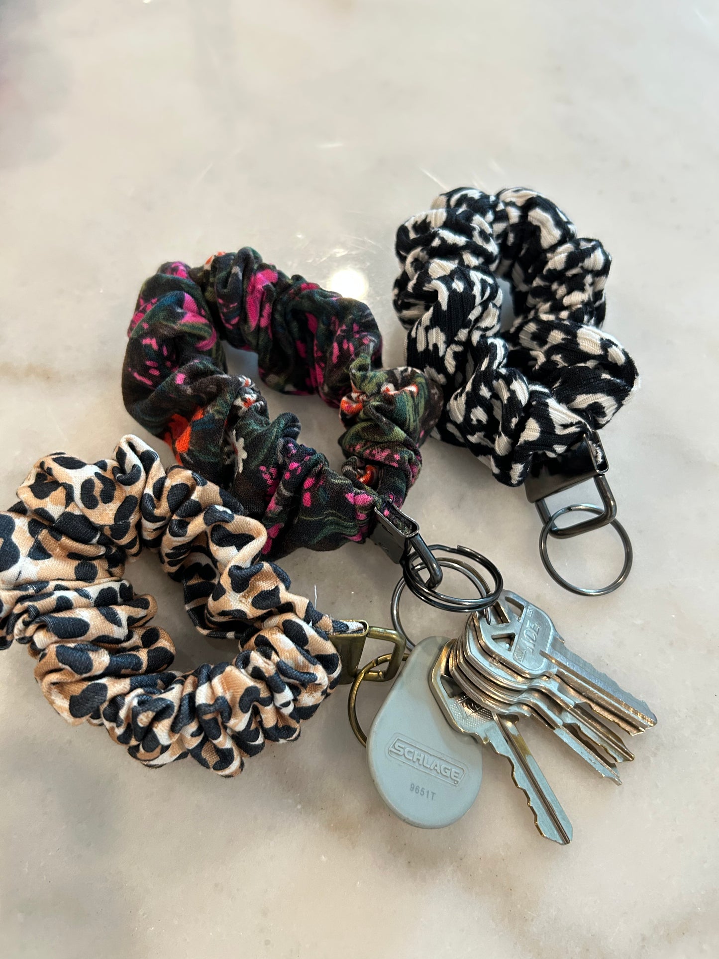 Scrunchie Keychains