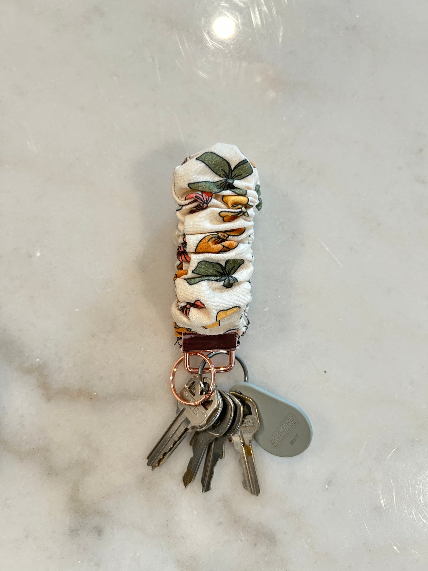 Scrunchie Keychains