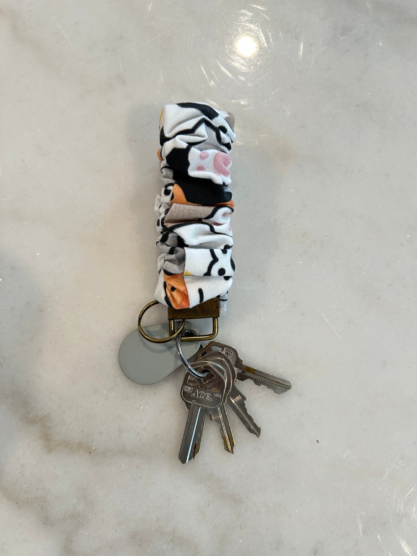 Scrunchie Keychains