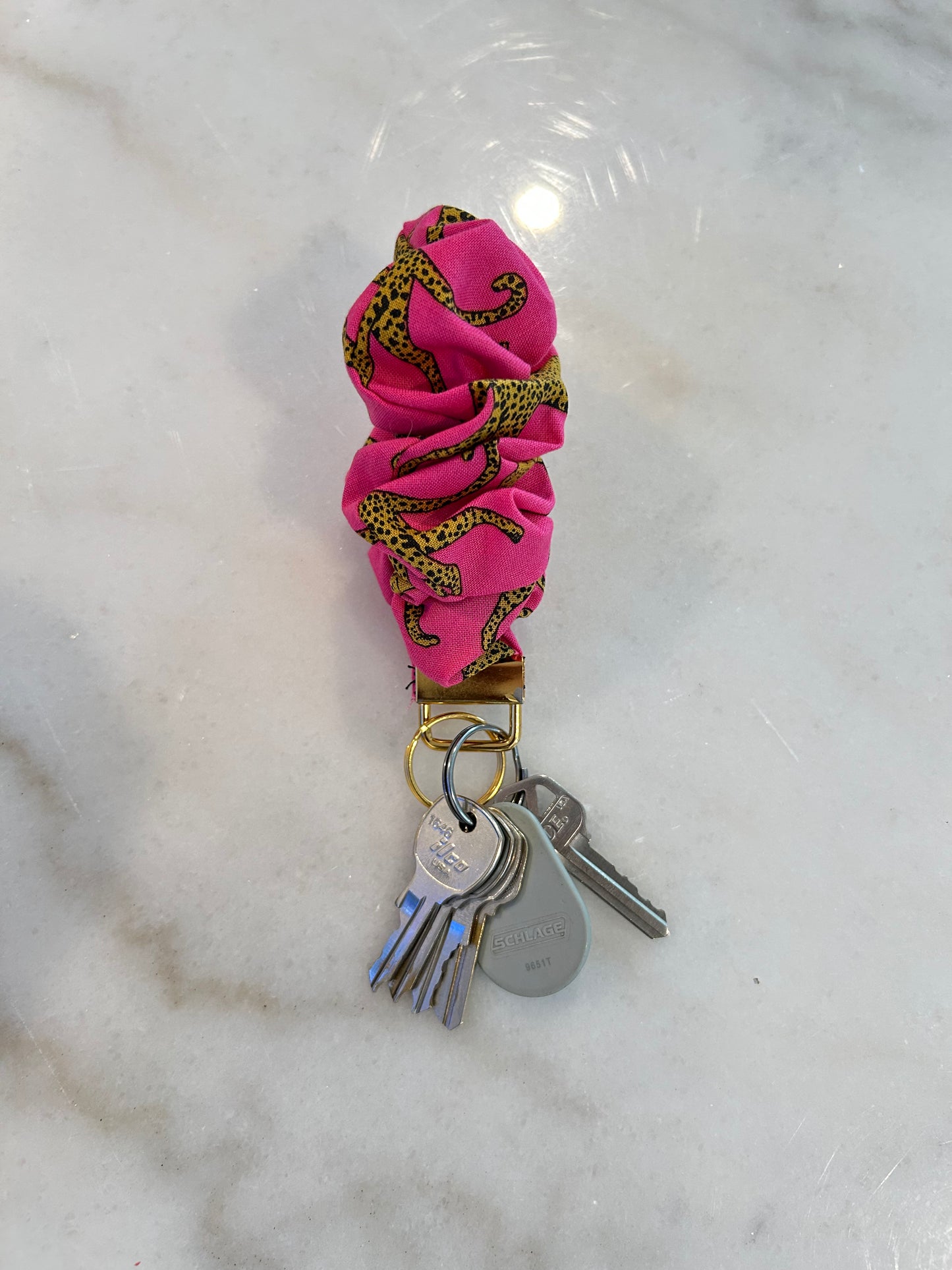 Scrunchie Keychains
