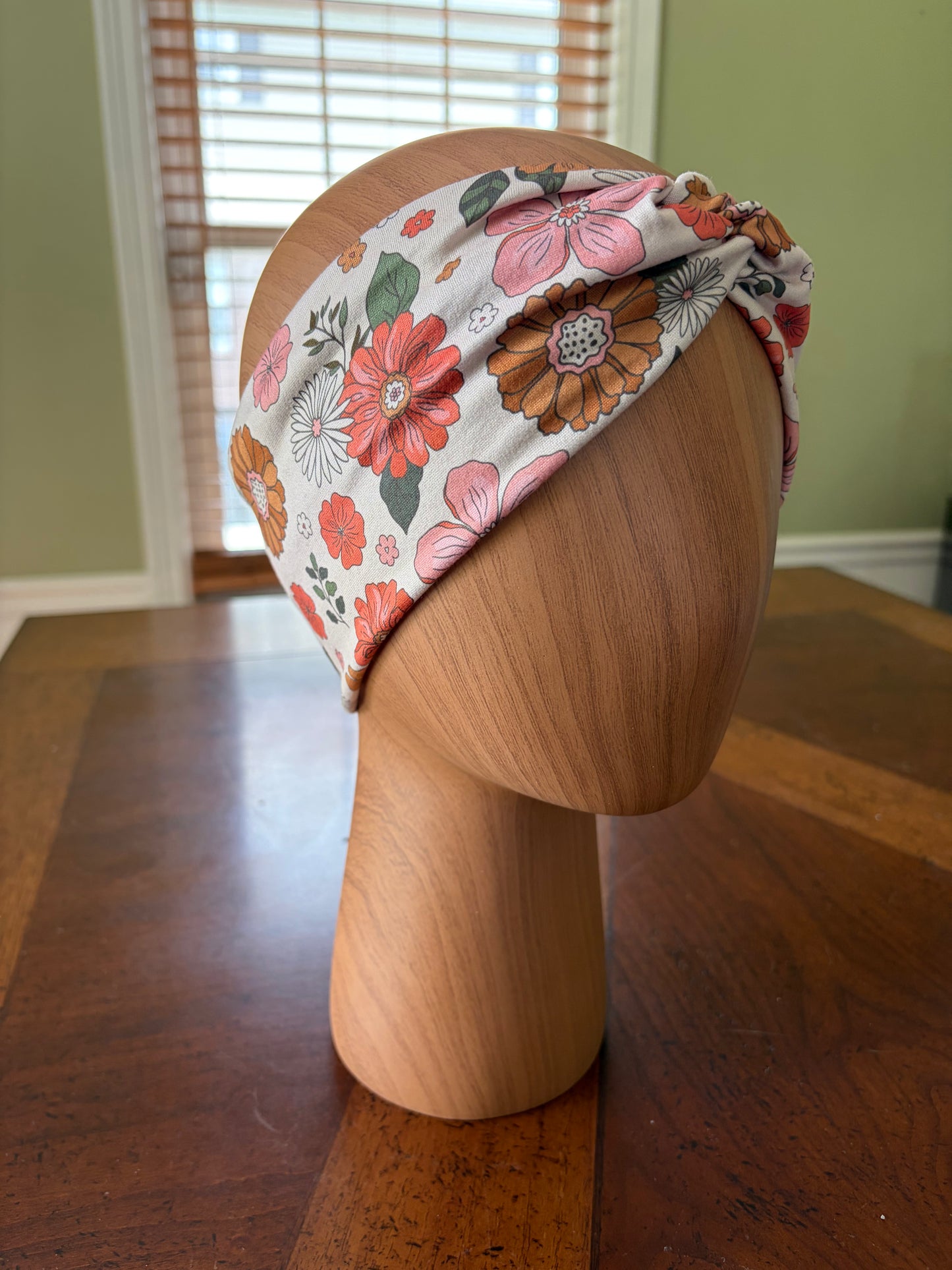Blushed Garden Knotted Headband