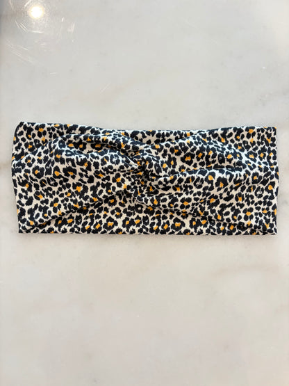 Spotted Flame Knotted Headband