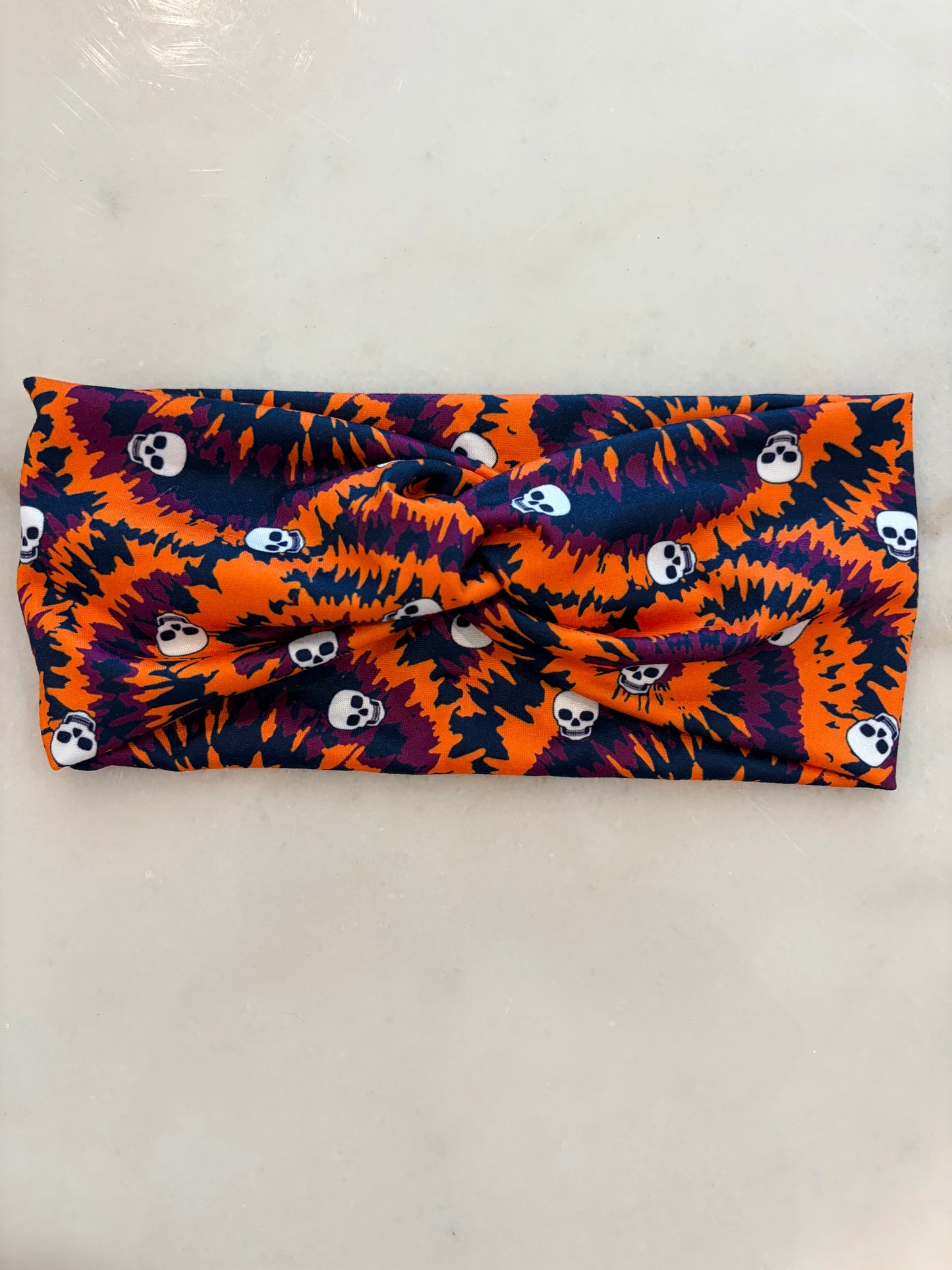 Electric Skull Knotted Headband