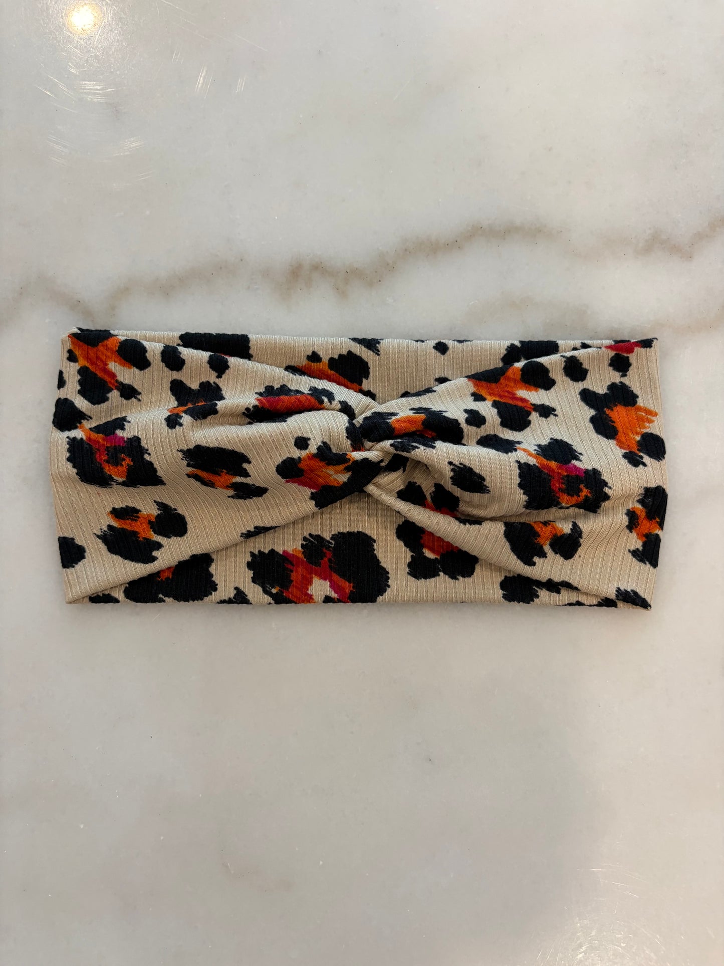 Safari Spot Knotted Headband