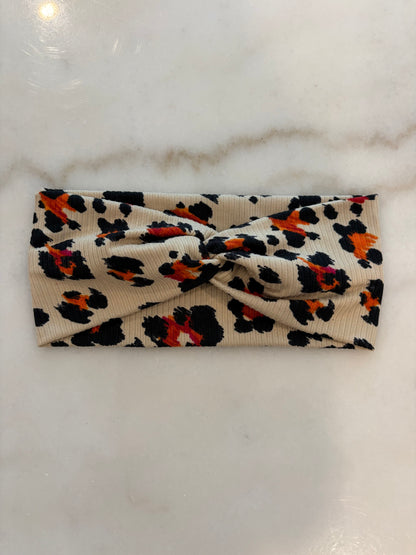 Safari Spot Knotted Headband