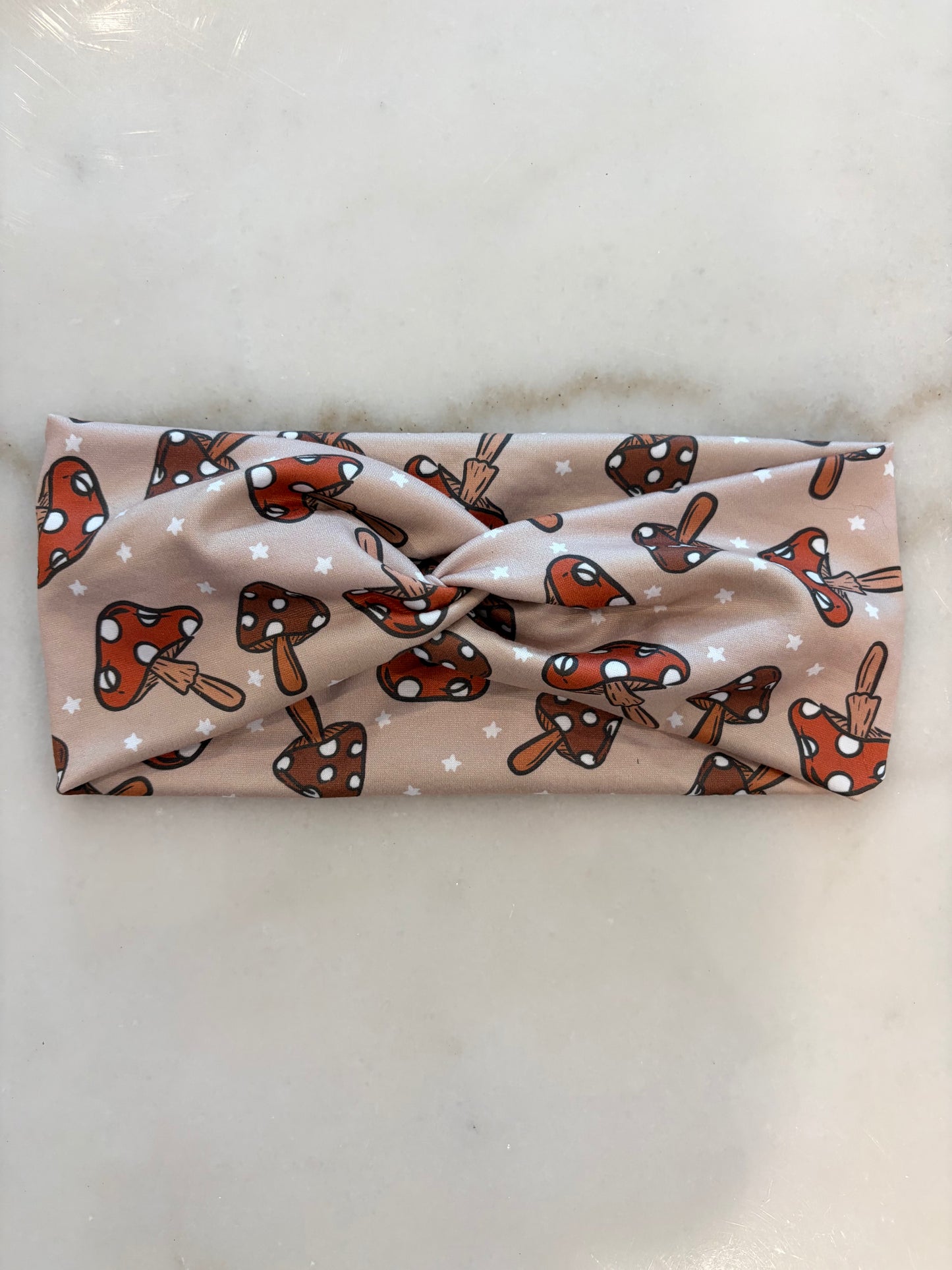 Mushroom Harvest Knotted Headband