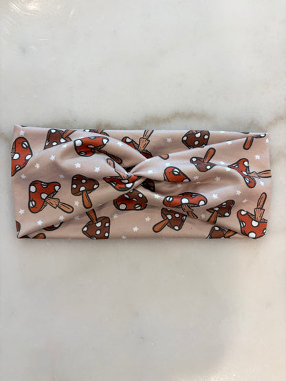 Mushroom Harvest Knotted Headband
