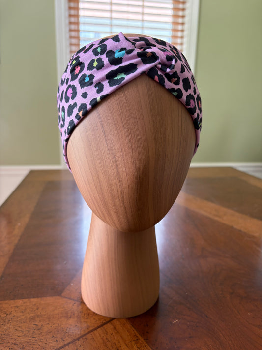 Purple Prowl Knotted Headband