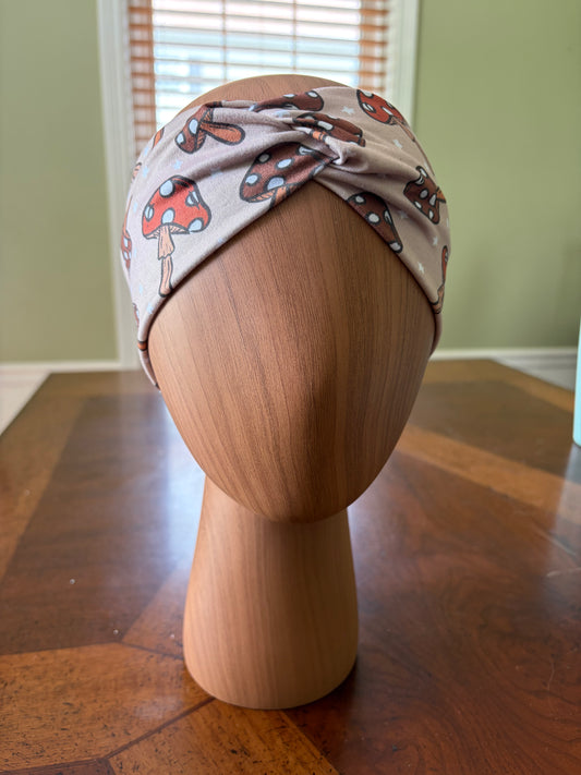Mushroom Harvest Knotted Headband