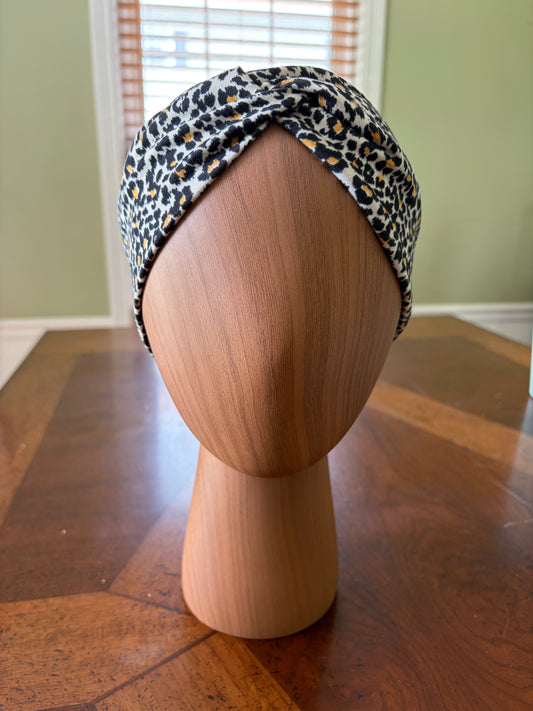 Spotted Flame Knotted Headband