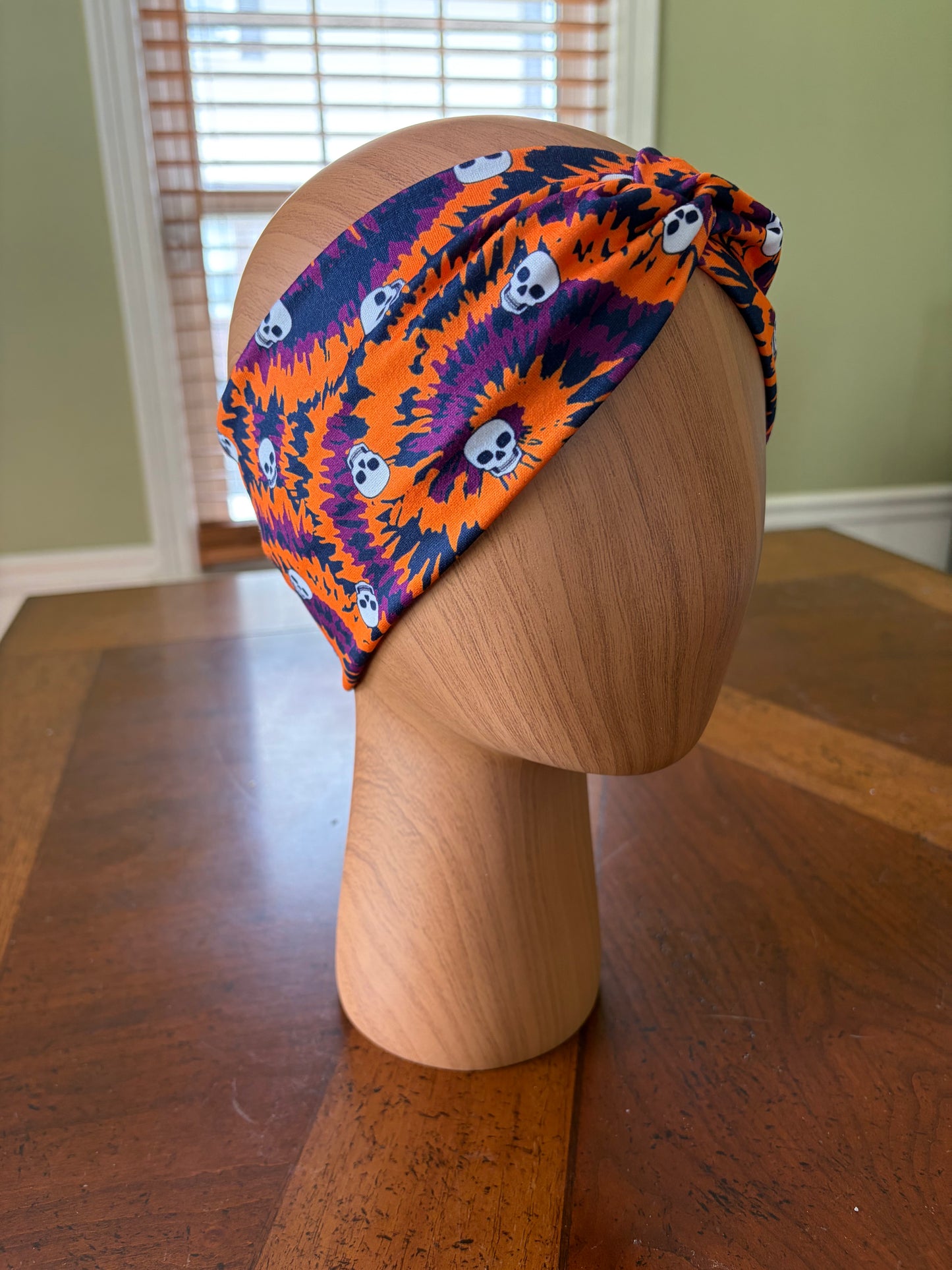 Electric Skull Knotted Headband
