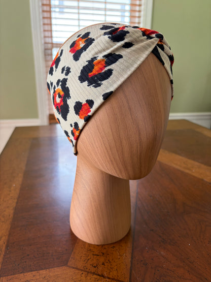 Safari Spot Knotted Headband